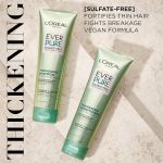 L’Oréal Paris Ever Pure Thickening Shampoo 250ml  – Sulfate-Free, Vegan Strengthening Care for Thin & Fine Hair - Image 5