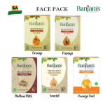 Banjara’s Multani Mitti Face Pack – Natural Herbal Face Mask (Orange / Papaya / Sandal / Classic / Orange Peel)