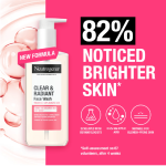 Neutrogena Clear & Radiant Face Wash 200ml – Vitamin C + Salicylic Acid Cleanser for Oily & Acne-Prone Skin in Sri Lanka - Image 2