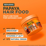 Garnier Fructis Papaya Hair Food Repairing Mask for Damaged Hair – 3-in-1 Treatment - Image 2