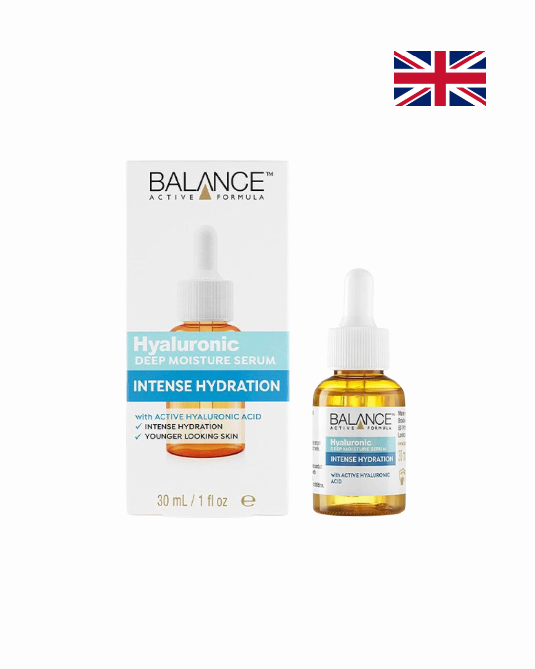 asdfghjkl Balance Active Formula Hyaluronic Acid Deep Moisture Serum – Intense Hydration Face Serum (30ml) - Image 1