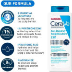 CeraVe Anti-Dandruff 2-in-1 Shampoo & Conditioner 355ml – Zinc Pyrithione 1% Scalp Care in Sri Lanka - Image 2
