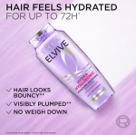 L'Oréal Paris Elvive Hydra Hyaluronic Moisture Boosting Shampoo for Dehydrated Hair | 72H Hydration - Image 2