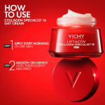 Vichy Liftactiv Collagen Specialist 16 Anti-Aging Face Cream 50ml | Wrinkle Correcting & Collagen Boost Moisturizer - Image 2
