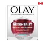 Olay Regenerist Micro-Sculpting Anti-Aging Face Moisturizer Fragrance-Free 50g | Hydrating Firming Face Cream