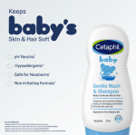 Cetaphil Baby Gentle Wash & Shampoo for Newborn Babies 230ml | Tear-Free Baby Wash - Image 2