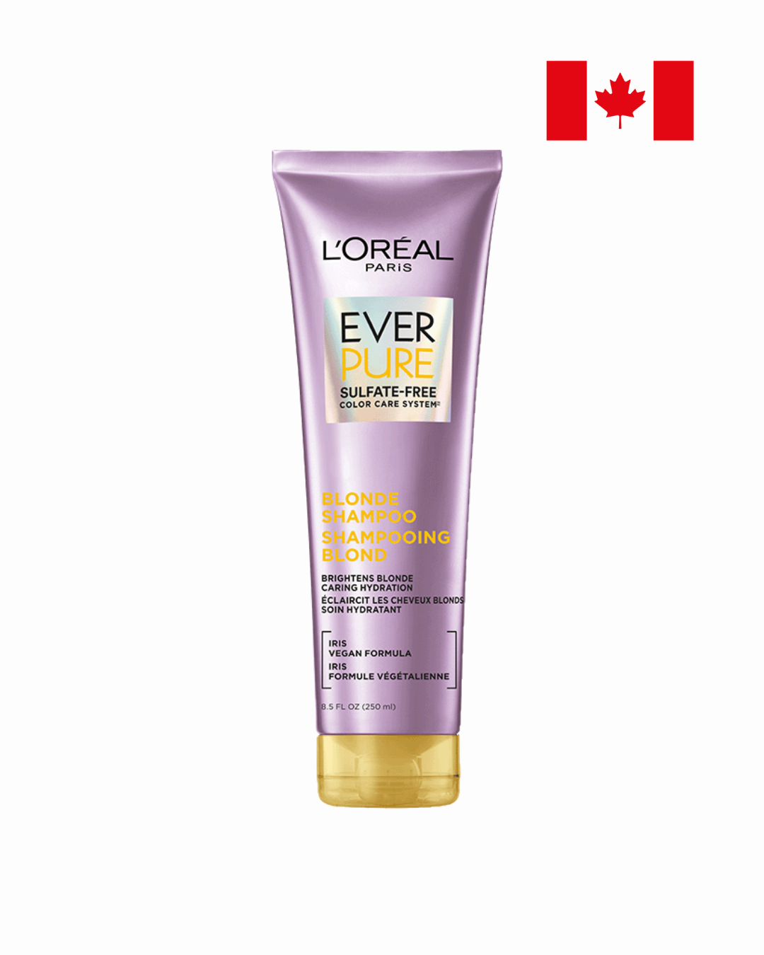 6r4ue468ui L’Oréal Paris EverPure Sulfate-Free Blonde Shampoo 250ml – Brightening and Hydrating Shampoo for Blonde Hair - Image 1