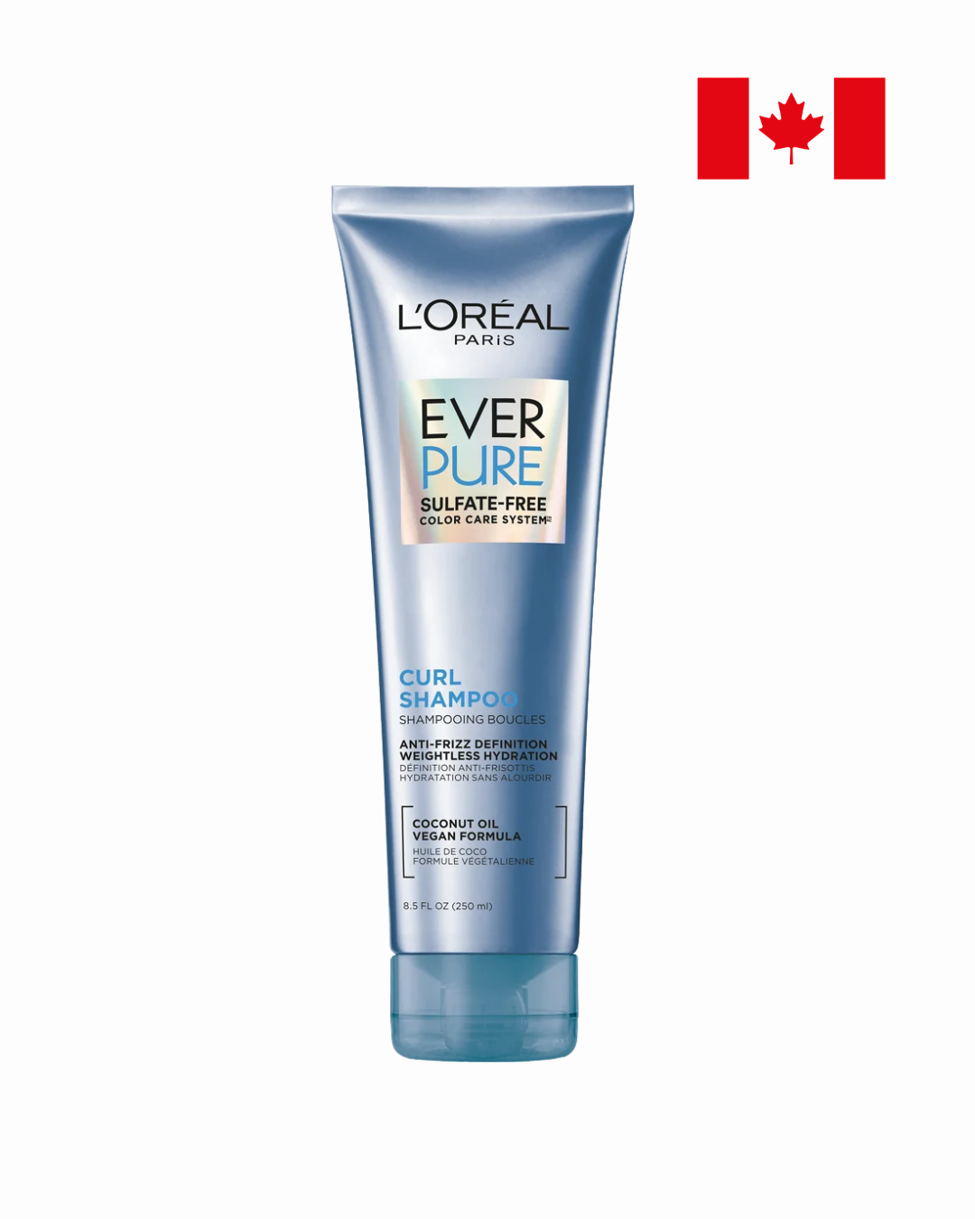 Green Light Green Clean Beauty Skincare Products Instagram Posteyh L’Oréal Paris EverPure Sulfate-Free Curl Shampoo 250ml – Shampoo for Curly and Wavy Hair - Image 1