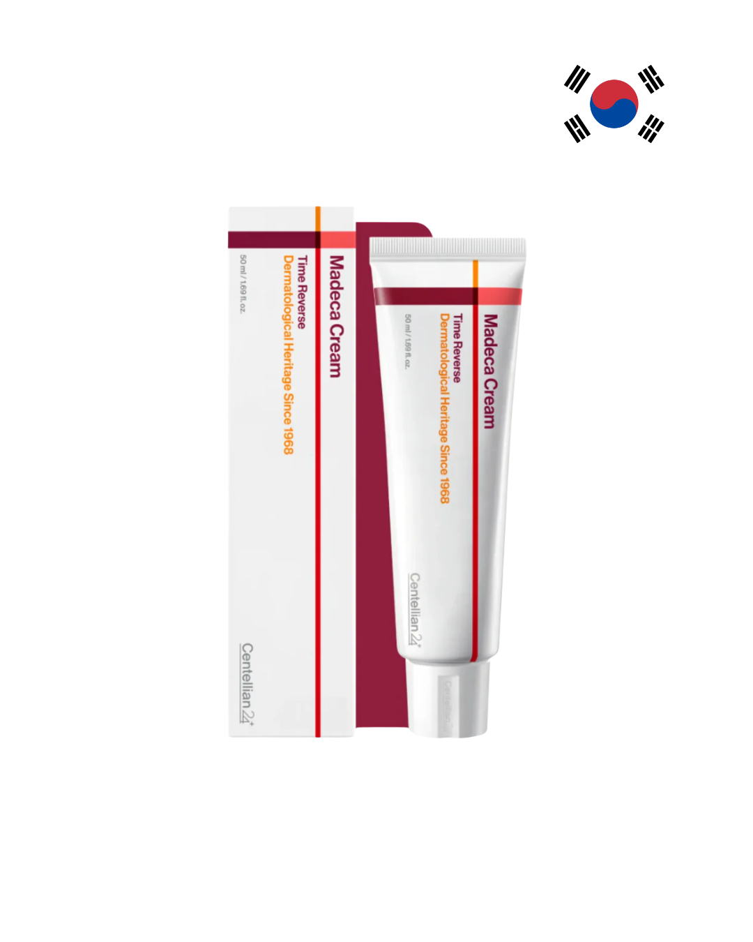 dfghtfjhgkm Centellian24 Madeca Cream Time Reverse 50ml – Korean Anti-Aging Centella Cream for Hydration, Skin Barrier and Firming - Image 1