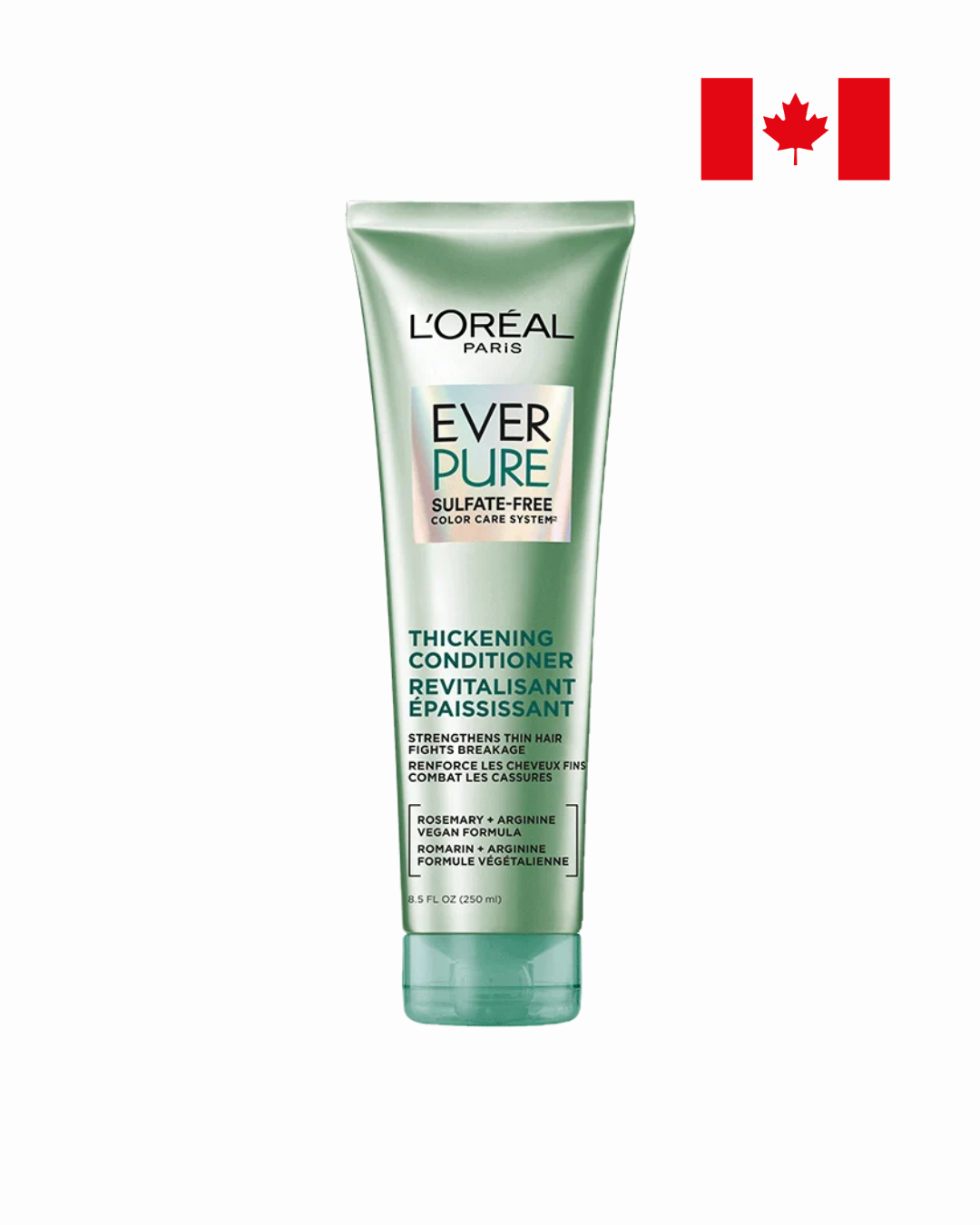 erdyhrtkjty L’Oréal Paris EverPure Sulfate-Free Thickening Conditioner 250ml – Volumizing Conditioner for Fine & Thin Hair - Image 1