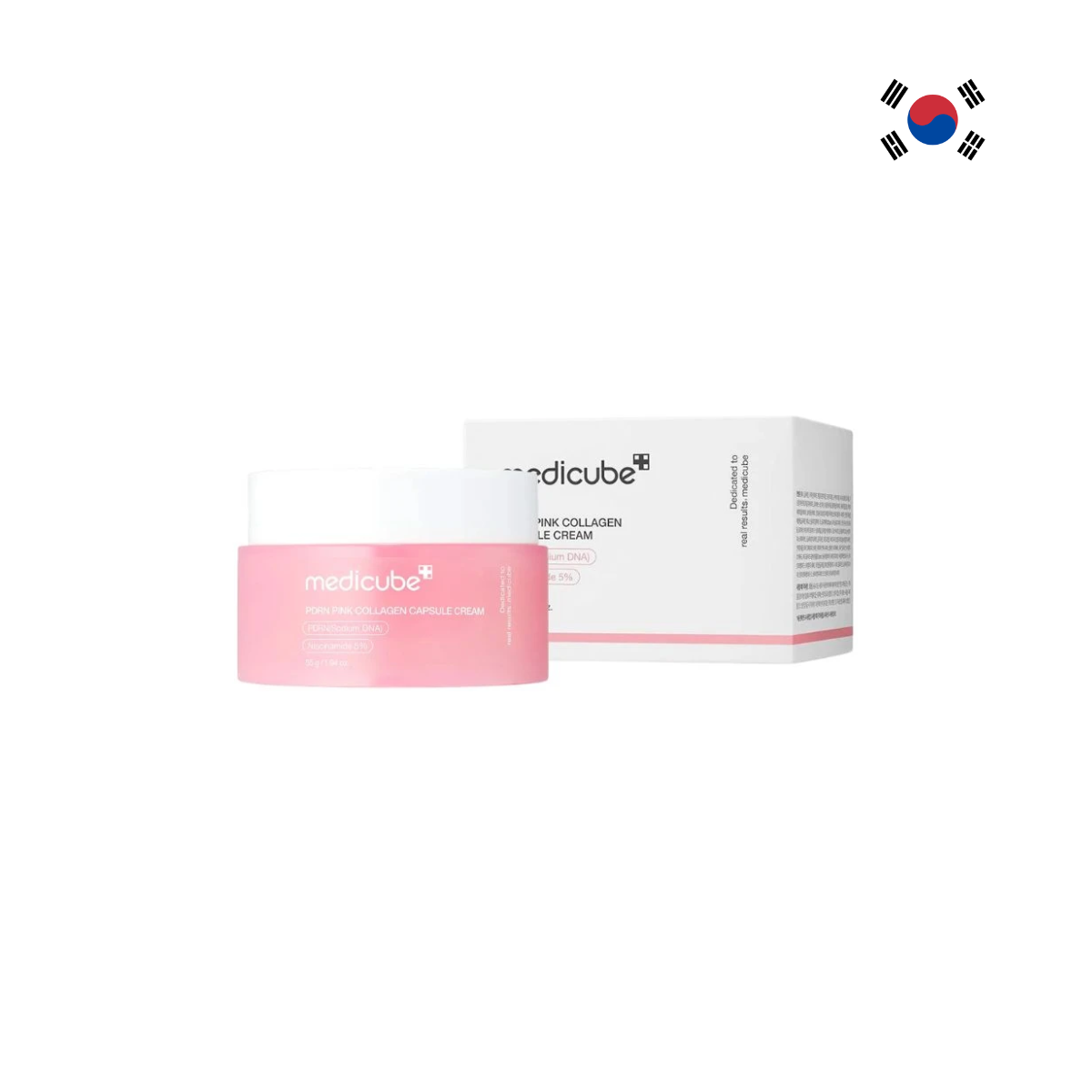 ftgjtdykd Medicube PDRN Pink Collagen Capsule Cream 55g – Korean PDRN Moisturizer for Glass Skin, Hydration and Firming - Image 1