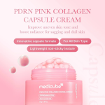 Medicube PDRN Pink Collagen Capsule Cream 55g – Korean PDRN Moisturizer for Glass Skin, Hydration and Firming - Image 2