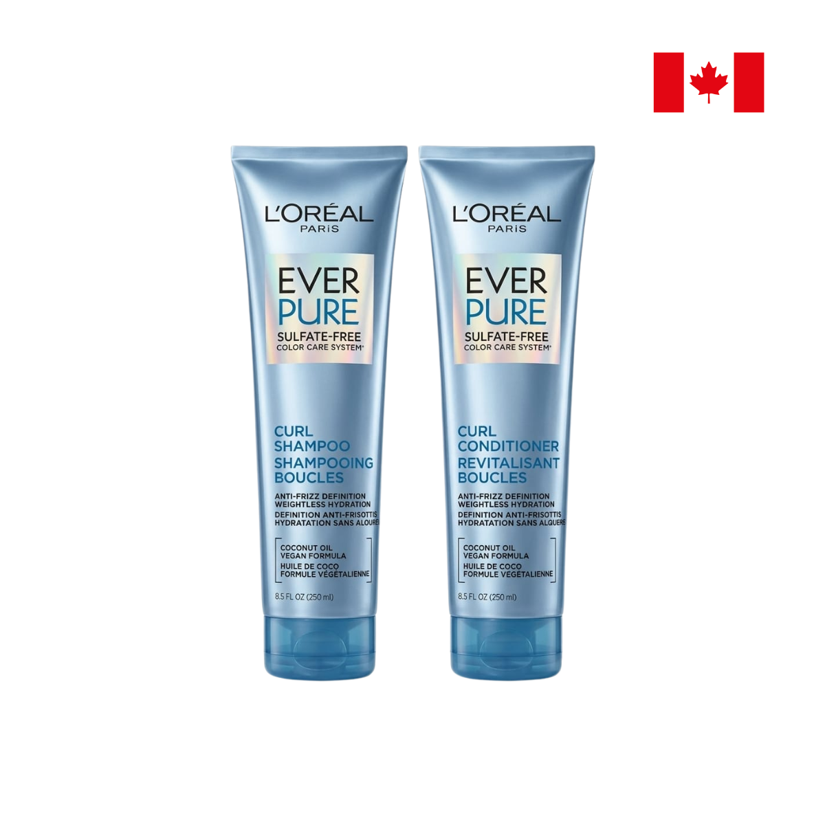 sdfghjkl L'Oréal Paris EverPure Volume Sulfate-Free Shampoo & Conditioner Kit – Volumizing Hair Care for Fine & Flat Hair - Image 1