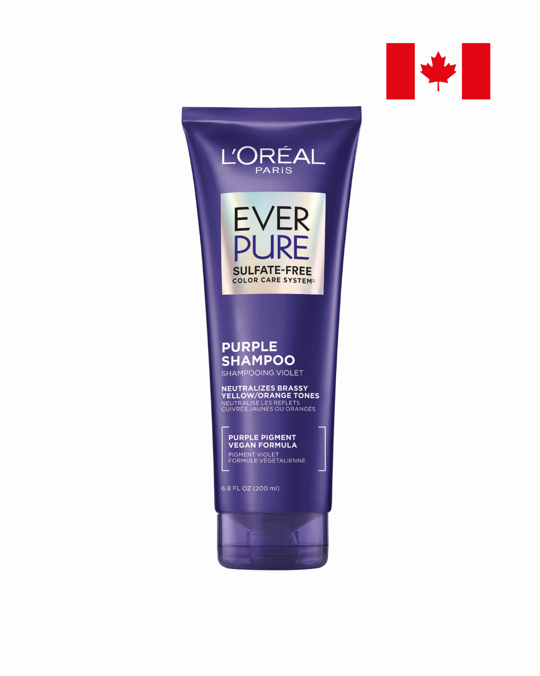tfdjugykh L’Oréal Paris EverPure Sulfate-Free Purple Shampoo 200ml – Anti-Brass Color Care Shampoo - Image 1